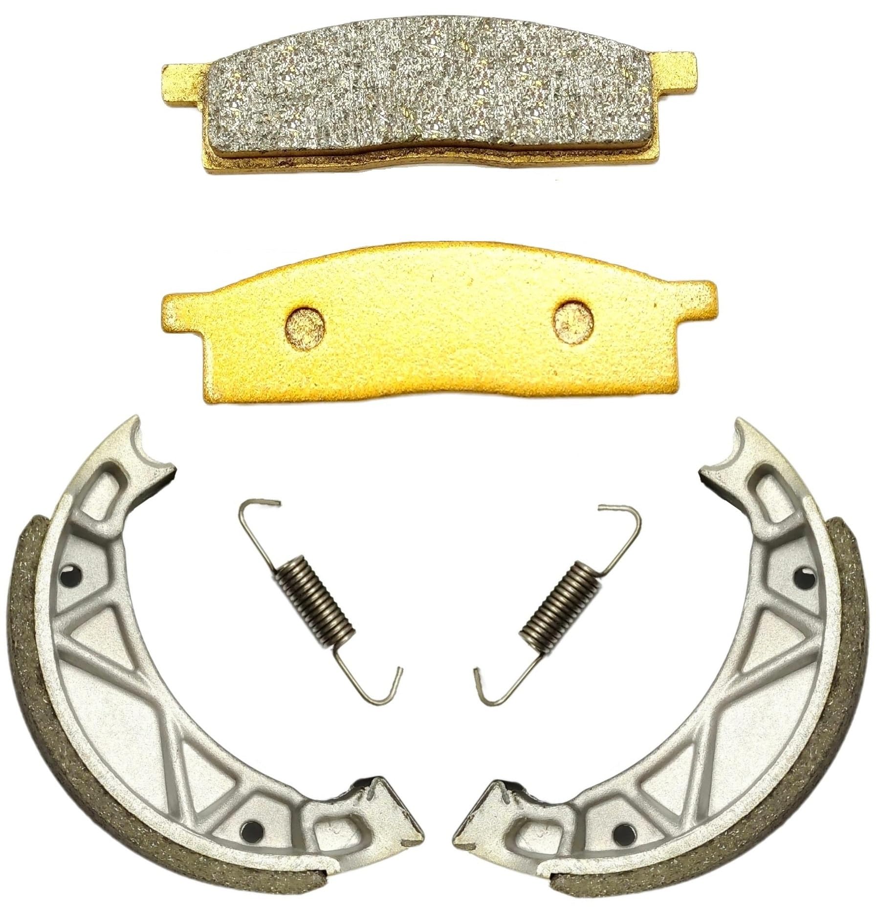 Amazon.com: Master Chen Front Brake Pads Rear Shoes Drum for